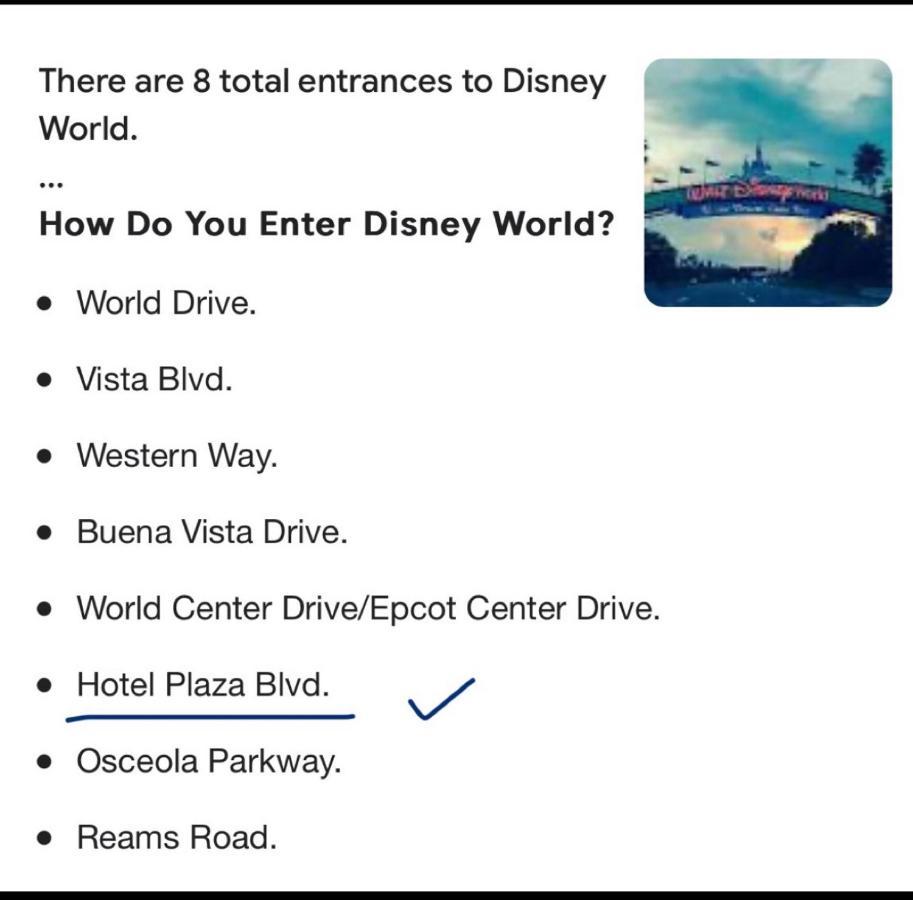 Disney Just 1 And A Quarter Mile Away, Blue Heron 1 Room 2 Bath,Amenities,6 Guests, Walk To Restaurants, No Fees At Check In أورلاندو المظهر الخارجي الصورة